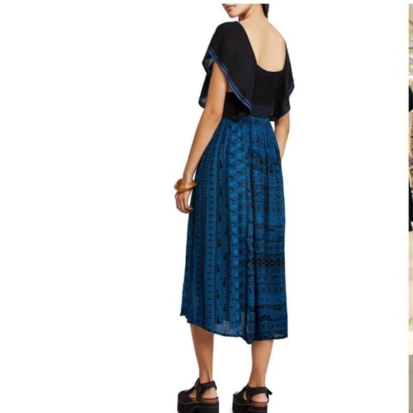 NWT FREE PEOPLE In Search Of Paradise Midi Dress - Picture 3 of 6